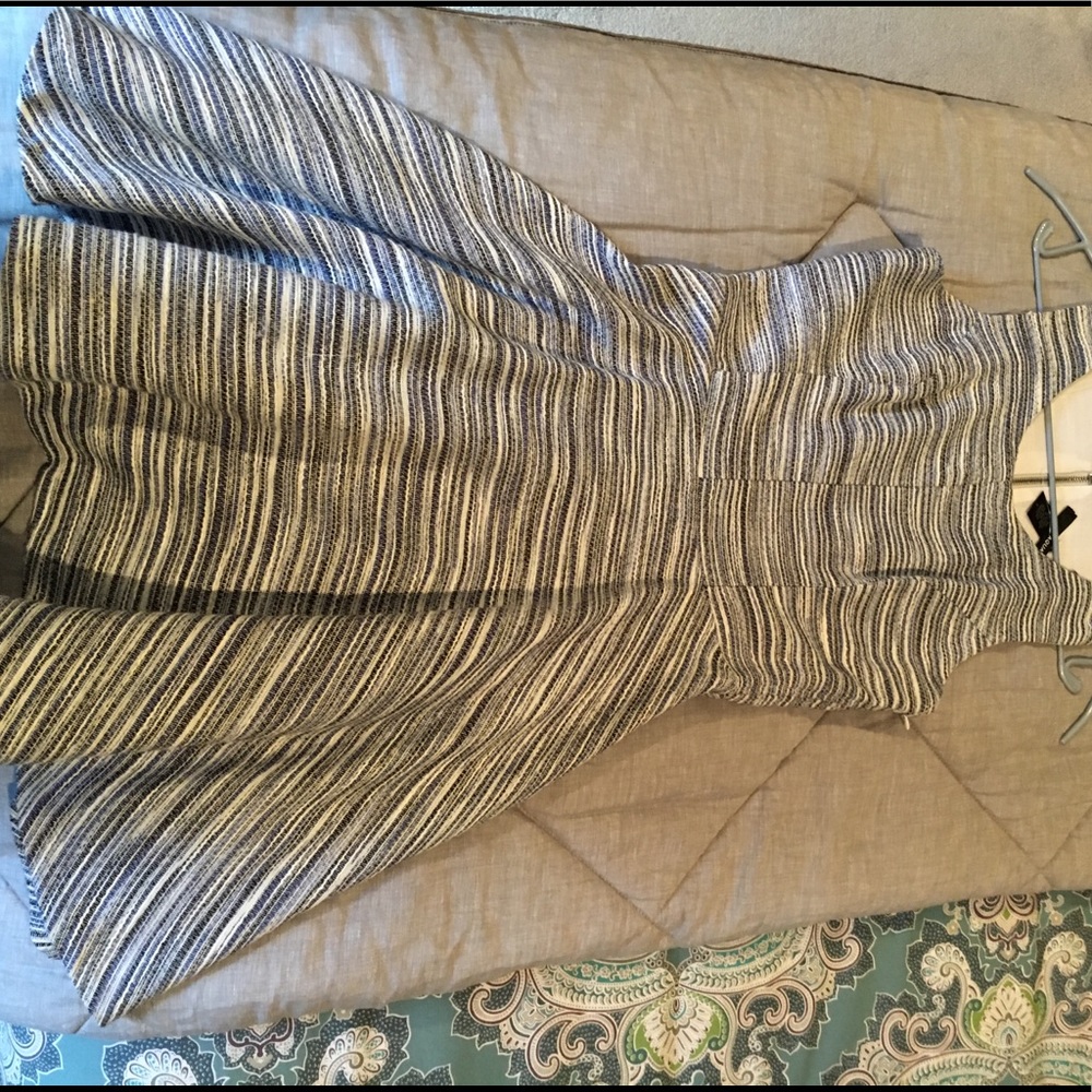 Multi Blue Striped Dress